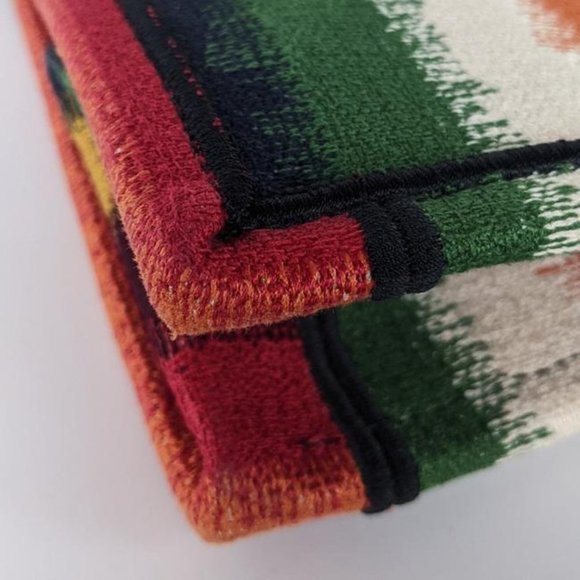 Dior Large Multicolor Striped Book Canvas Tote - Picture 5 of 9